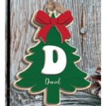 Adorno para árbol de Navidad con alfabeto - Image 2